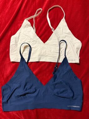 Lucky Brand Soft V-Neck Bralette Set